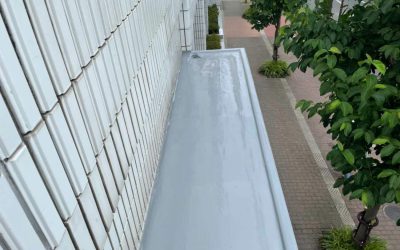 ビル 庇防水工事 事例