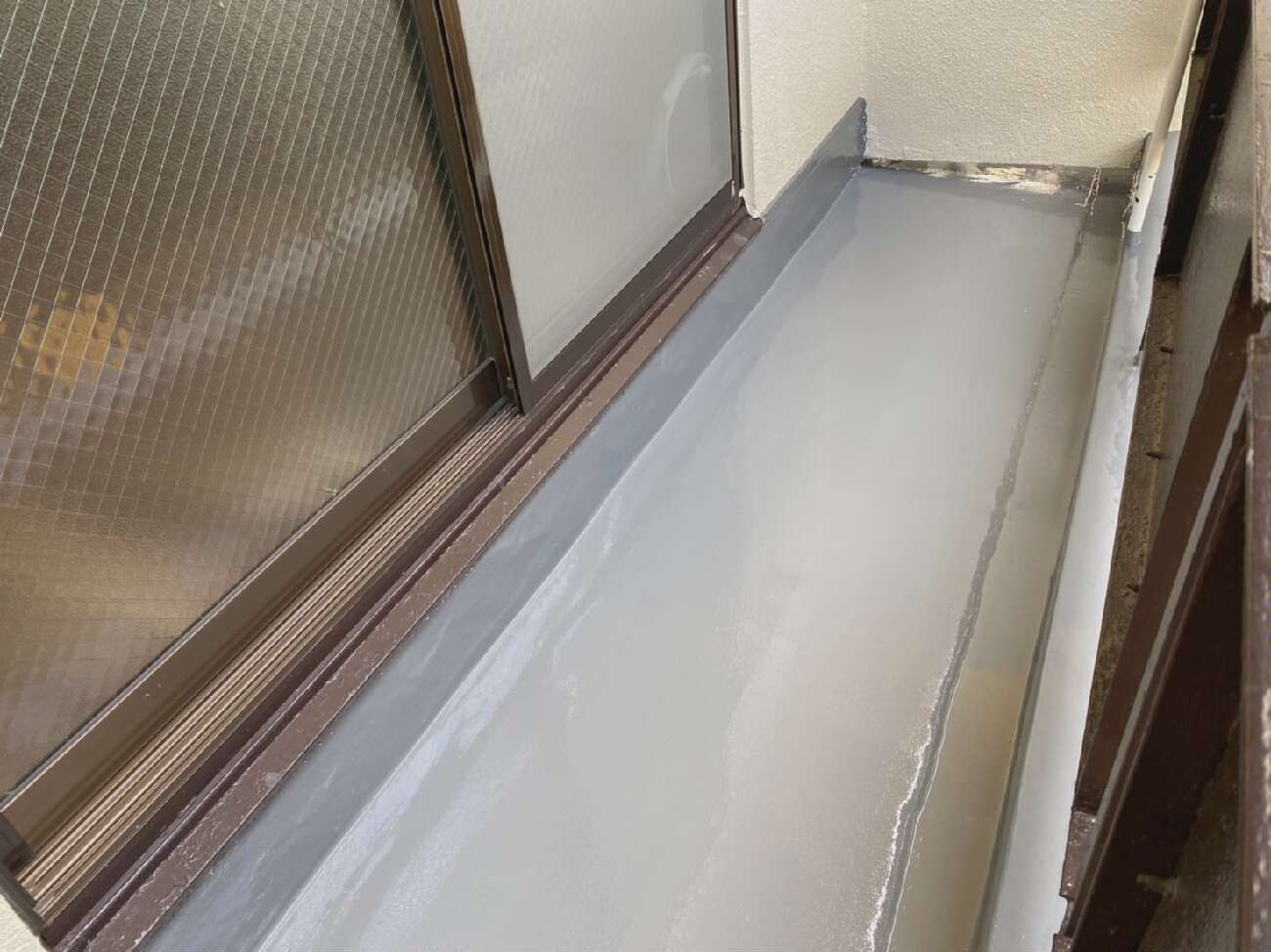 アパート バルコニー防水工事 事例