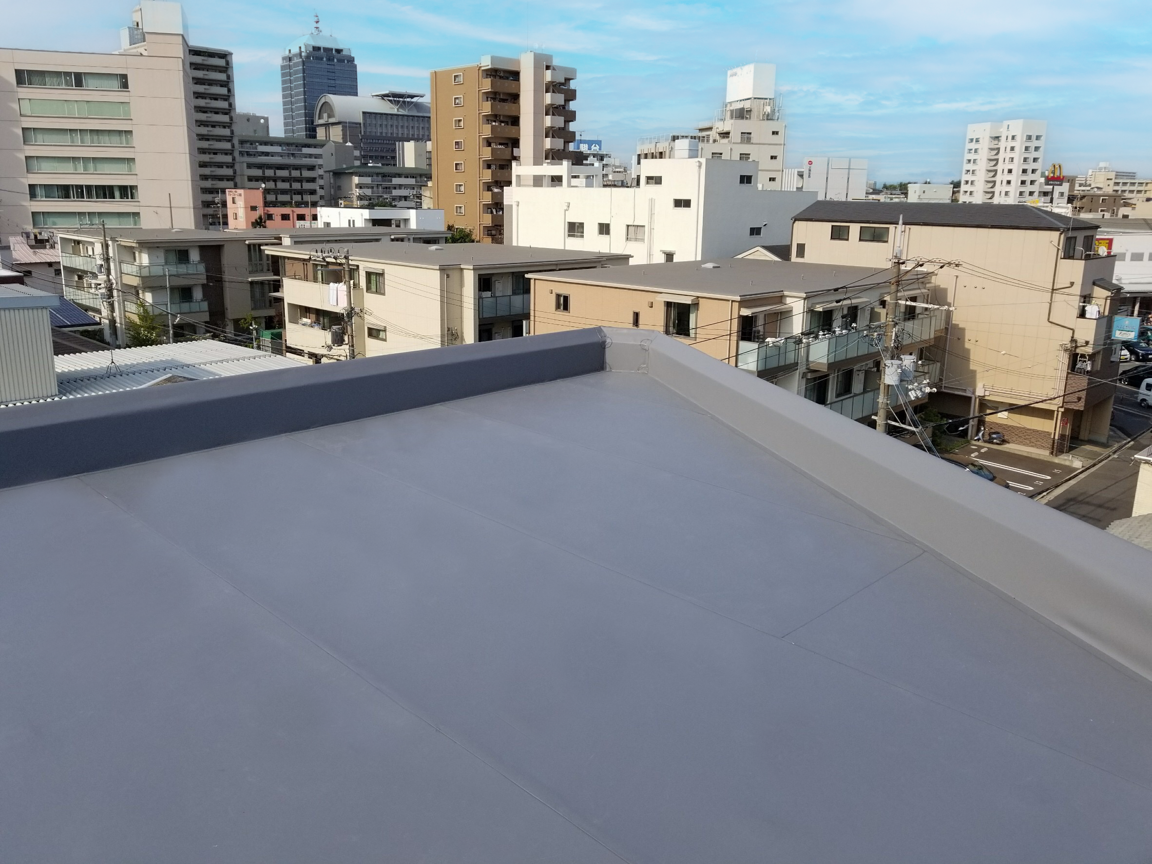 アパート 屋上防水工事 事例