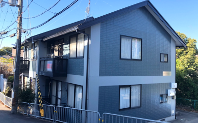 アパート 外壁塗装工事 事例