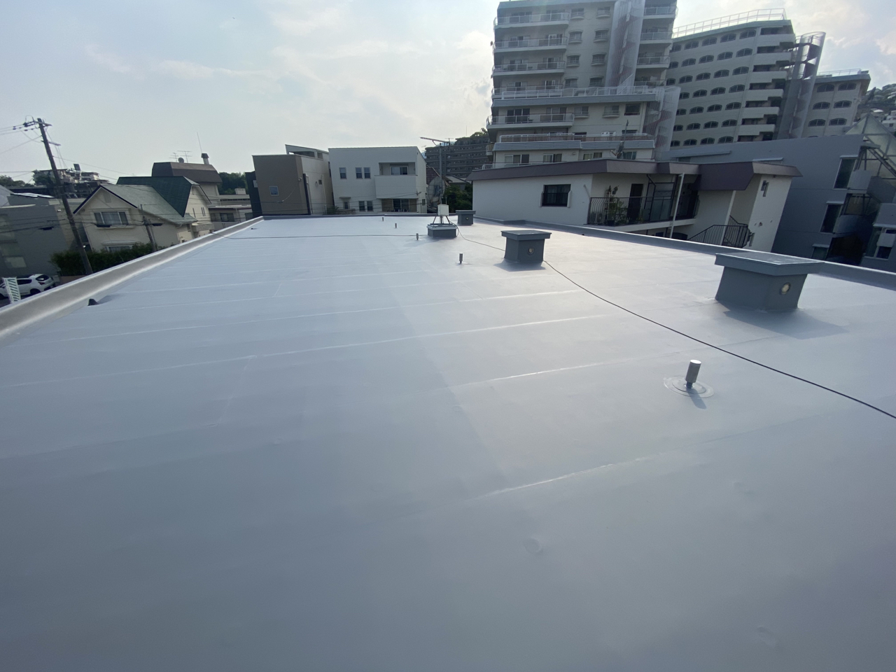 マンション 屋上防水工事 事例