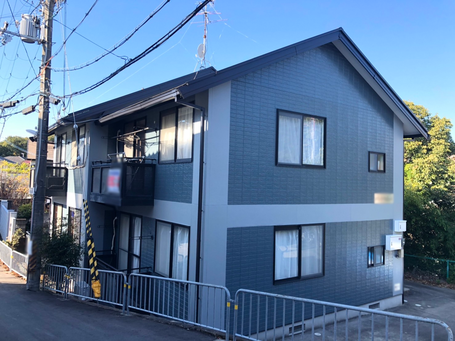 アパート 外壁塗装工事 事例