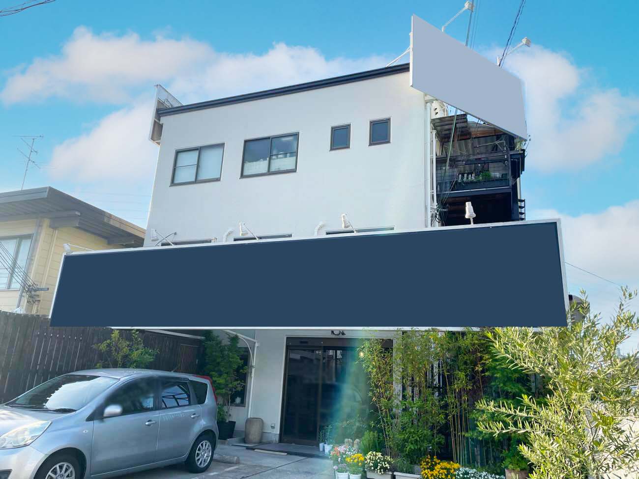 店舗：屋根・外壁塗装工事 事例