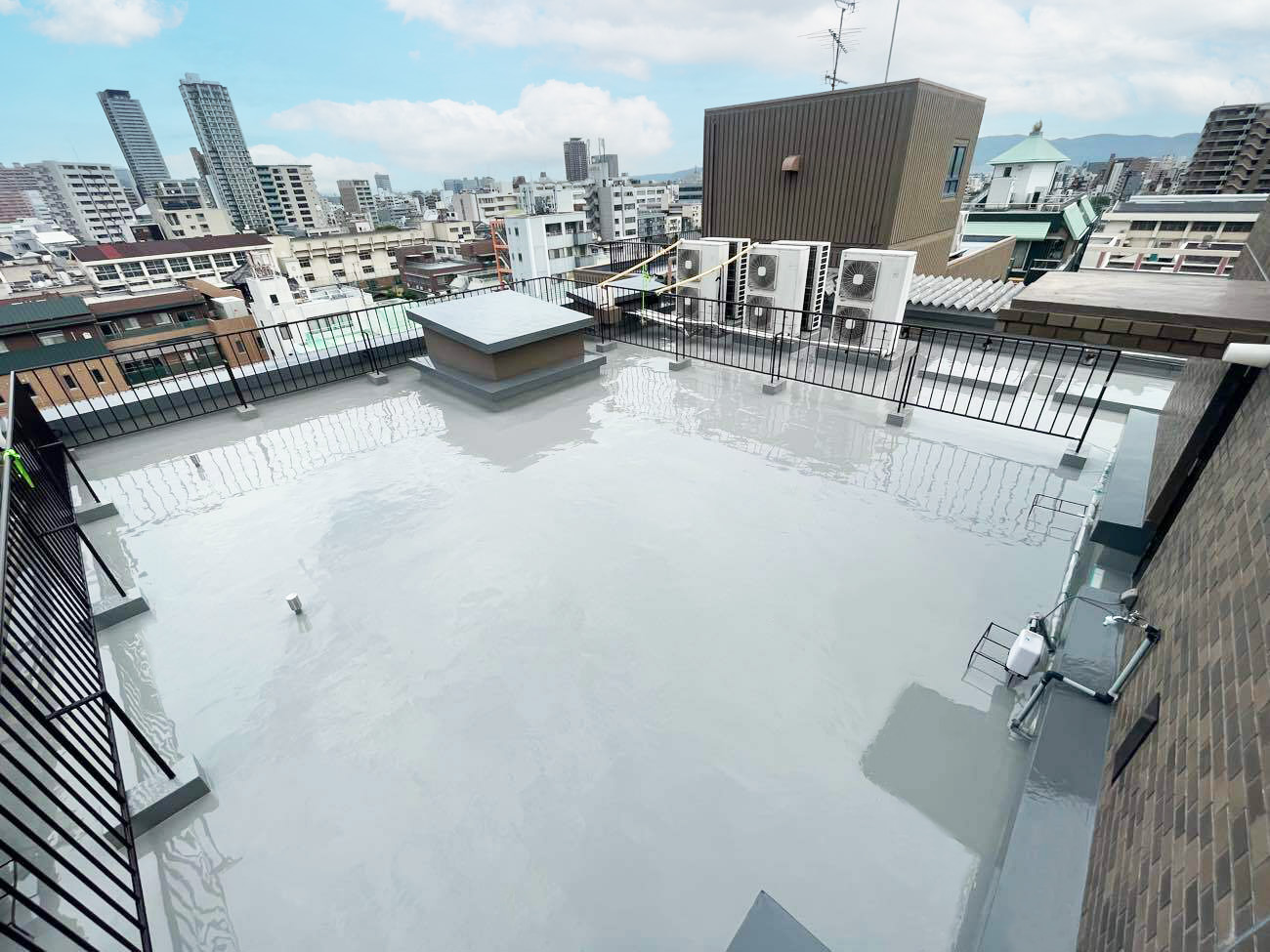 ビル 屋上防水工事 事例