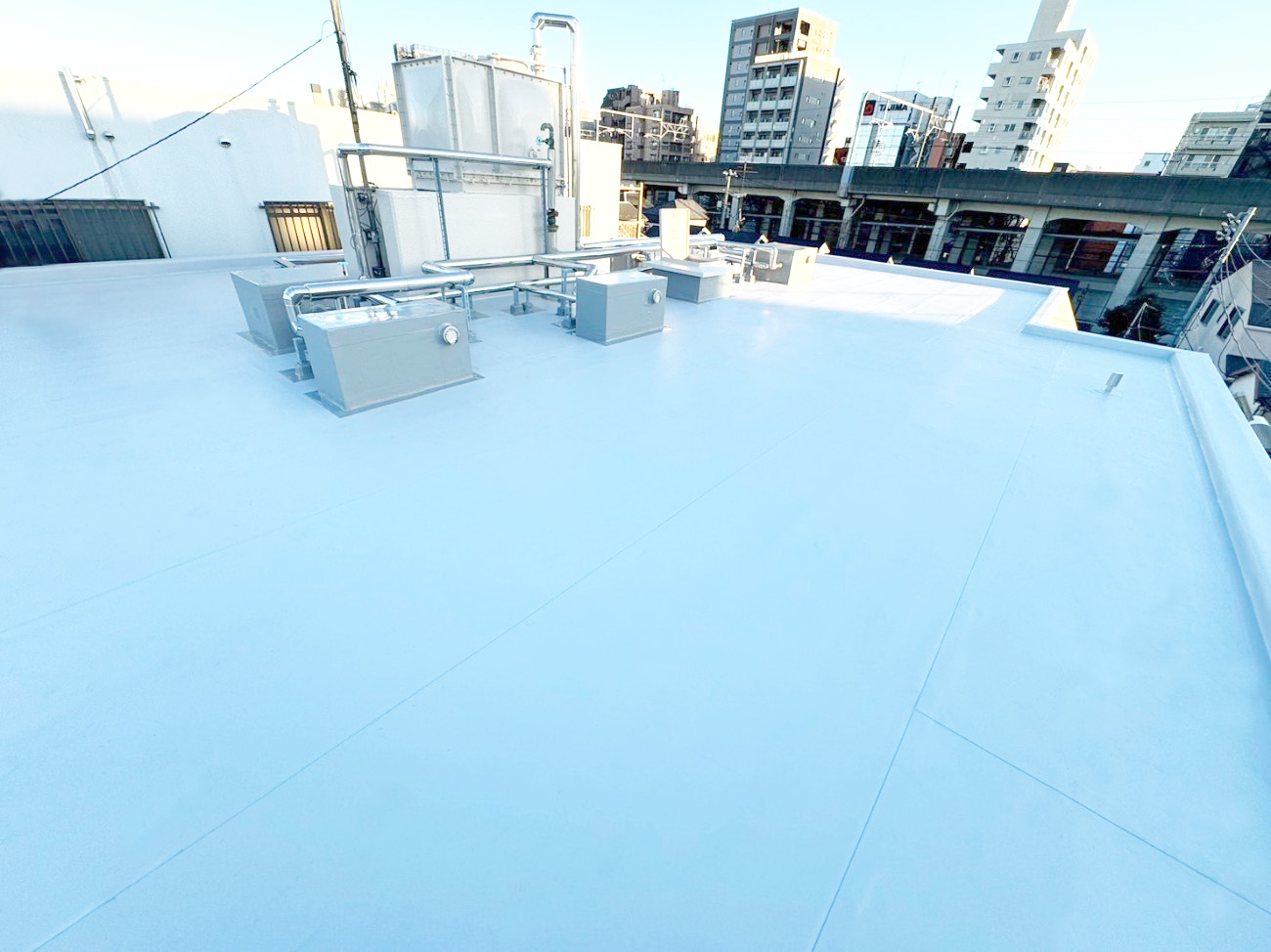 マンション 屋上防水工事 事例