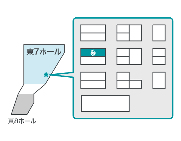ブース小間番号:BC7016