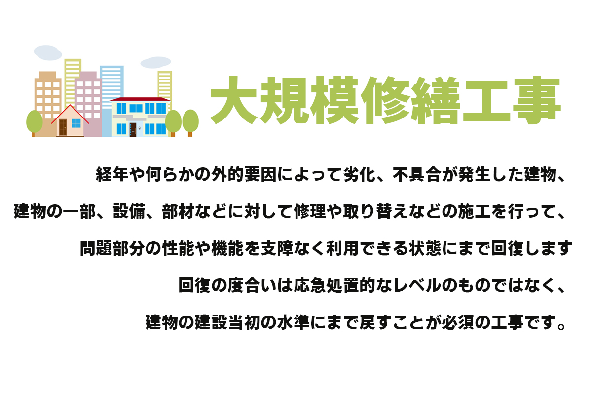 修繕と改修の違い 大規模修繕ならトゥインクルワールド株式会社